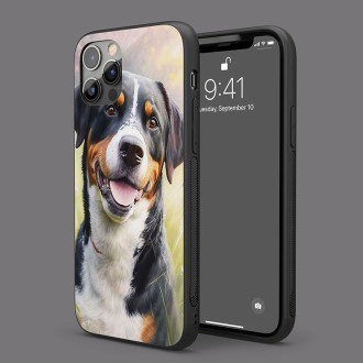 Entlebucherský salašnický pes akvarel