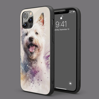 West Highland White teriér akvarel