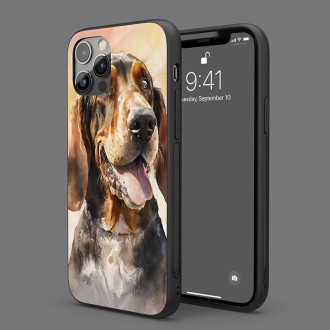 Afghánský chrt akvarel