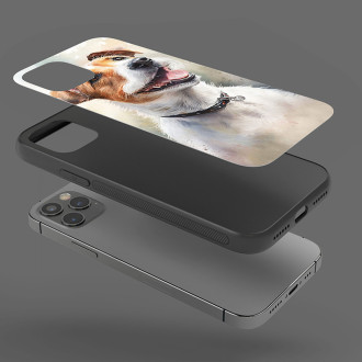 Russell teriér akvarel