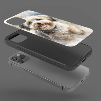 Dandie Dinmont teriér akvarel