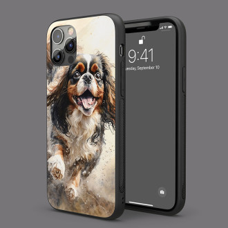 Anglický toy španěl akvarel