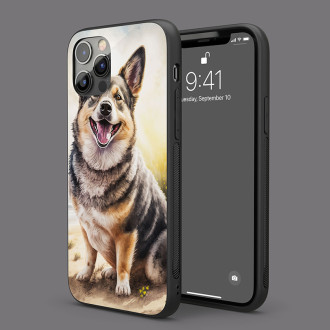 Švédský Vallhund akvarel