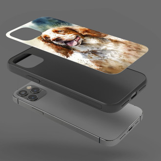 Welsh Springer Spaniel akvarel