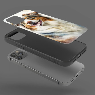 Australský ovčák akvarel