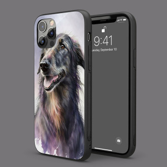 Skotský deerhound akvarel