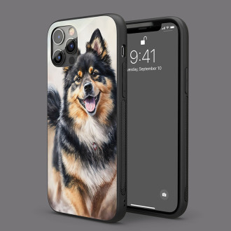 Finský Lapphund akvarel