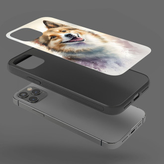 Islandský ovčák akvarel