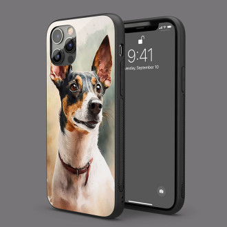 Toy Fox Teriér akvarel