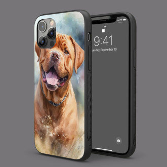 Bordeauxská doga akvarel