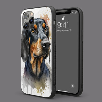 Black and Tan Coonhound akvarel