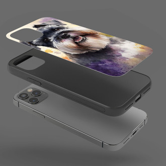 Malý knírač akvarel