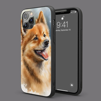 Finský špic akvarel