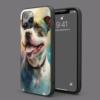 Americký stafordšírský teriér akvarel