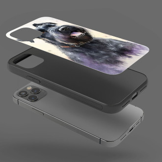 Velký knírač akvarel