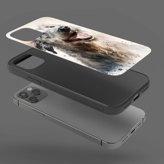 Irský vlkodav akvarel