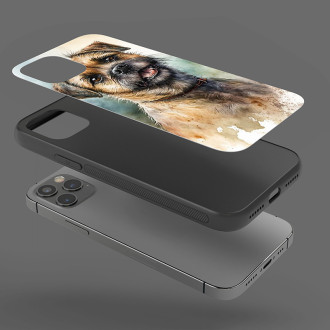 Border teriér akvarel