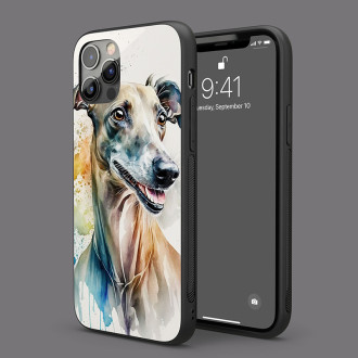 Italský chrtík akvarel