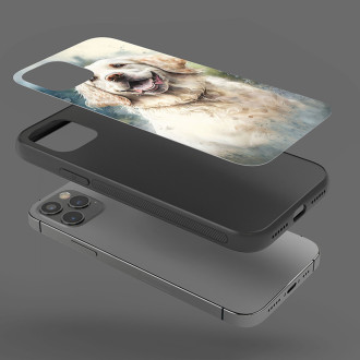 Clumber španěl akvarel