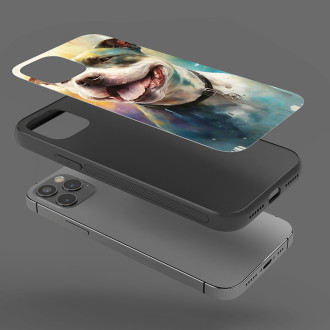 Americký stafordšírský teriér akvarel