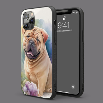 Čínský Shar-Pei akvarel