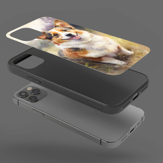 Cardigan Welsh Corgi akvarel