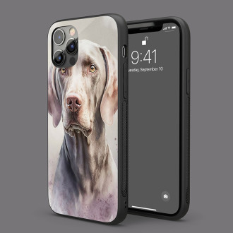 Výmarský ohař akvarel