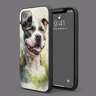 Stafordšírský bulteriér akvarel