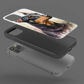 Manchesterský teriér akvarel