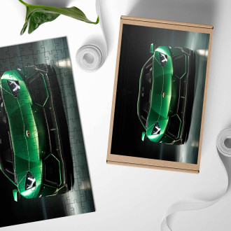 Dřevěné puzzle Lamborghini Aventador Mansory