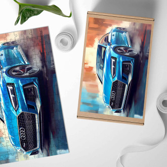 Dřevěné puzzle Audi RS5