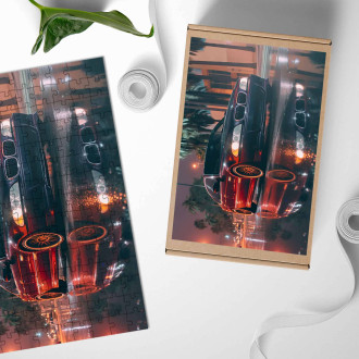 Dřevěné puzzle BMW M5 2023