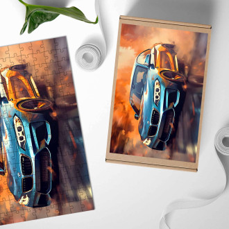 Dřevěné puzzle BMW M2