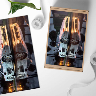 Dřevěné puzzle Ferarri Testarossa