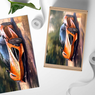 Dřevěné puzzle McLaren Speedtail