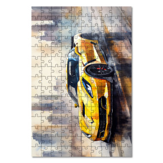 Dřevěné puzzle Chevrolet Corvette Z06 1