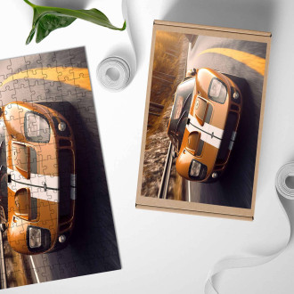 Dřevěné puzzle Ford GT40