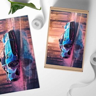 Dřevěné puzzle Pagani Huayra