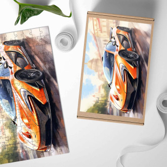 Dřevěné puzzle McLaren P1