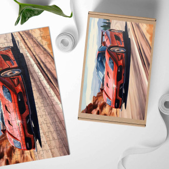 Dřevěné puzzle Ferrari F40