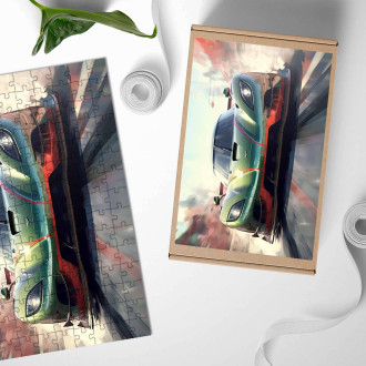 Dřevěné puzzle Koenigsegg Jesko