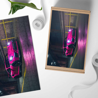 Dřevěné puzzle Porsche 911 GT3 RS 2