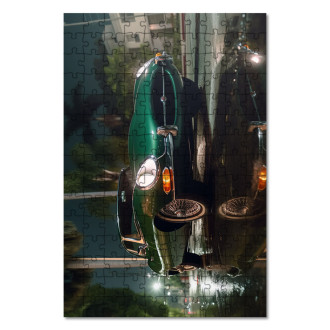 Dřevěné puzzle Jaguar E-type Coupe