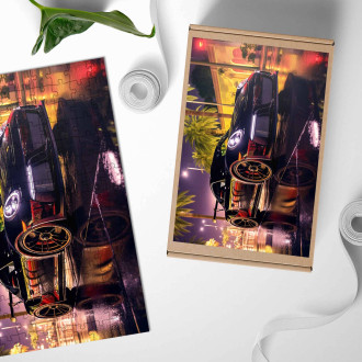 Dřevěné puzzle Porsche GT 3 RS