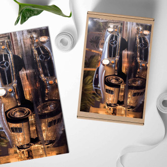 Dřevěné puzzle Mercedes Benz 300SL Gullwing 2