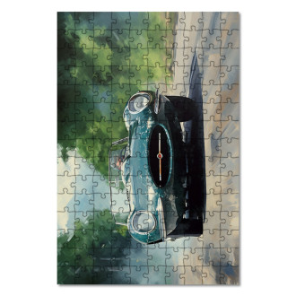 Dřevěné puzzle Jaguar XKSS