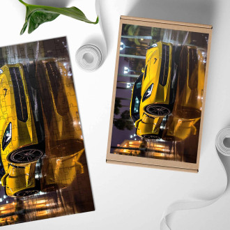 Dřevěné puzzle Chevrolet Corvette Z06