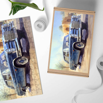Dřevěné puzzle Mercedes Benz 600