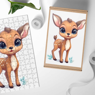 Dřevěné puzzle Kreslený Koloušek