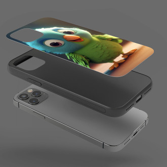 Kryt na mobil Roztomilý animovaný papoušek
